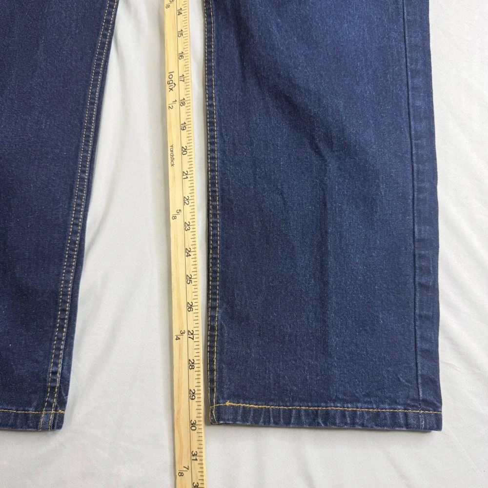 Levis 550 Relaxed Fit Tapered Leg Dark Indigo Jeans Mens 36x32 S40196